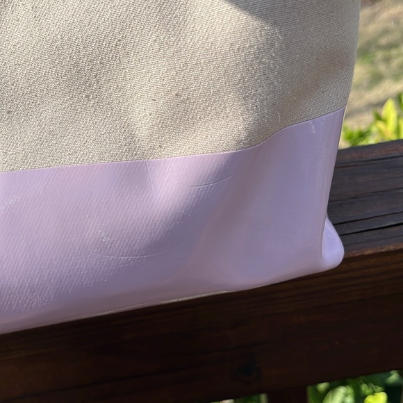 SOLD Kate Spade Canvas Tote Bag - Picture 4 of 10